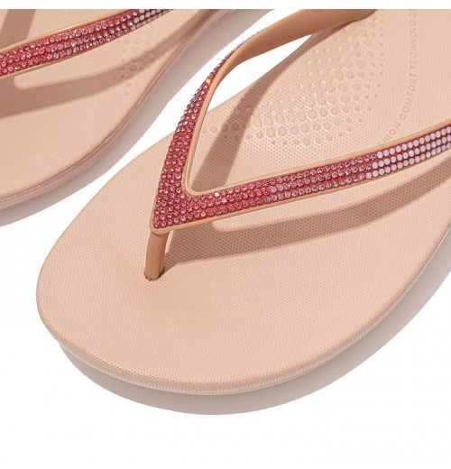 Iqushion Ombre Sparkle Flip Flops