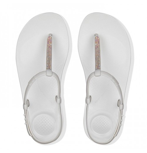 Iqushion Splash Sparkle Back-Strap Flip Flops