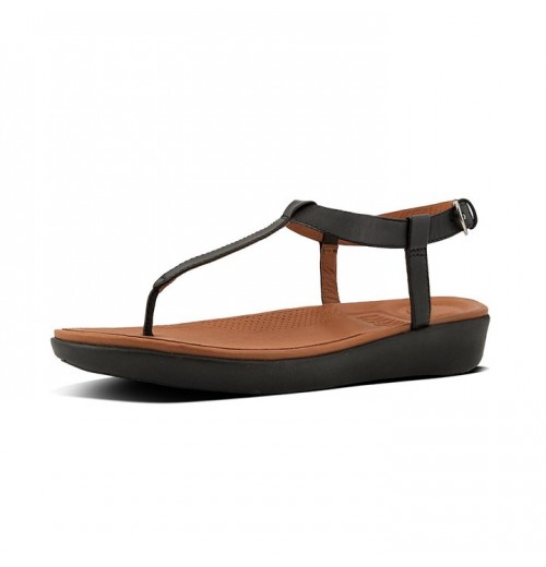 Tia Leather Back-Strap Sandals