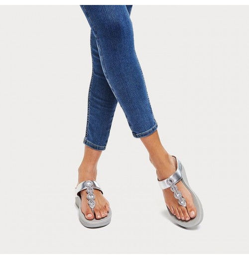 Fino Sparkle Toe-Post Sandals