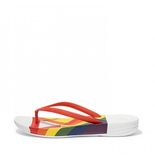 Iqushion Rainbow Flip Flops