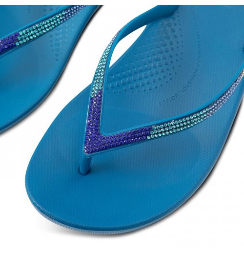 Iqushion Ombre Sparkle Flip Flops