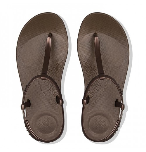 Iqushion Splash Pearlised Back-Strap Flip Flops