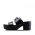 Pilar Leather Slide Platforms Mules & Clogs