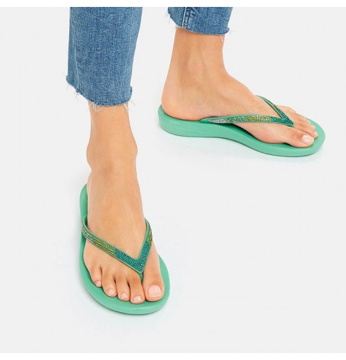 Iqushion Ombre Sparkle Flip Flops