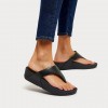 Lulu Leather Toe-Post Sandals