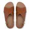 Lulu Leather Back-Strap Sandals