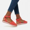 Cova Suede Peep-Toe Back-Strap Sandals