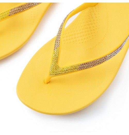 Iqushion Ombre Sparkle Flip Flops