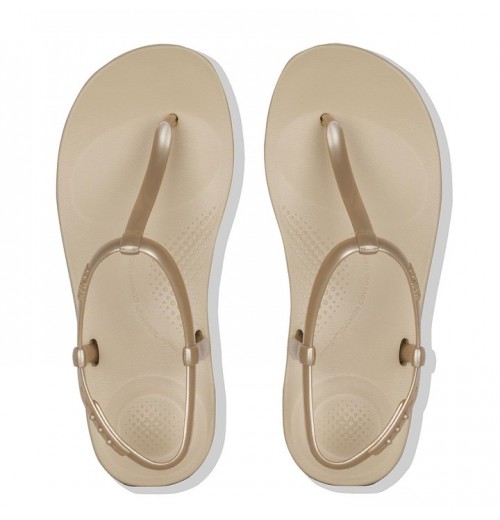 Iqushion Splash Pearlised Back-Strap Flip Flops