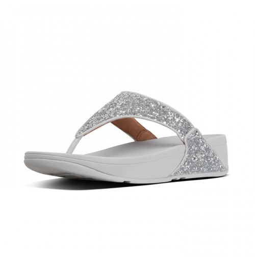 Lulu Glitter Toe-Post Sandals