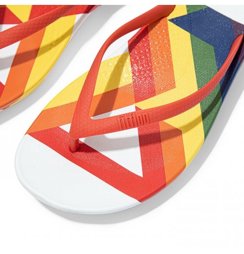 Iqushion Rainbow Flip Flops