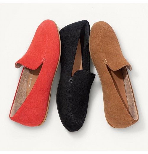 Lena Suede Flat Shoes