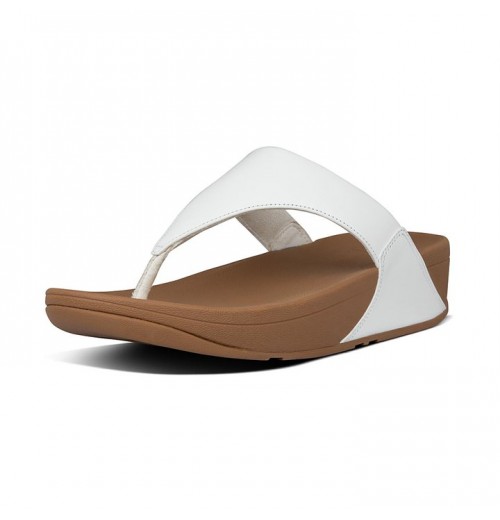 Lulu Leather Toe-Post Sandals