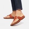 Gracie Buckle Suede Toe-Post Sandals