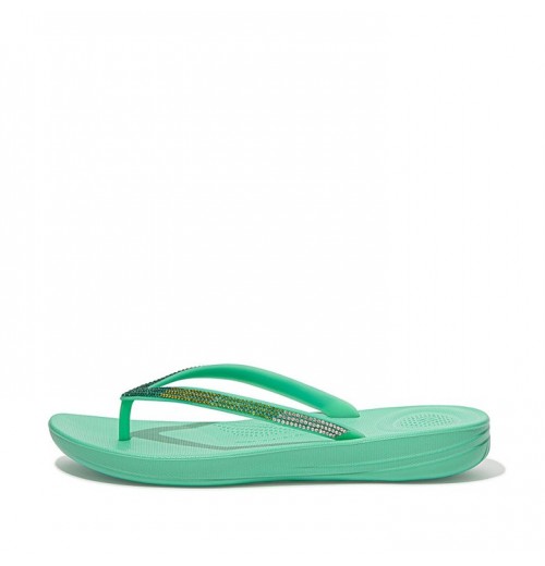 Iqushion Ombre Sparkle Flip Flops