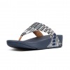 Lulu Art Denim Toe-Post Sandals