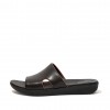 H-Bar Pop Binding Leather Slides