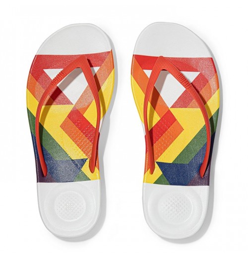 Iqushion Rainbow Flip Flops