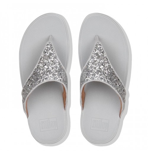 Lulu Glitter Toe-Post Sandals